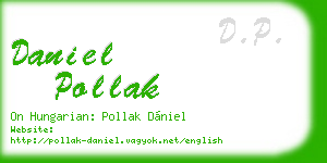 daniel pollak business card